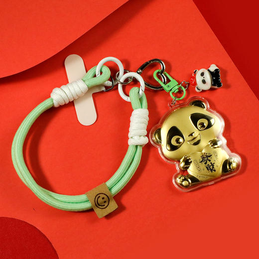 熊猫发财！足金挂件！ 商品图0