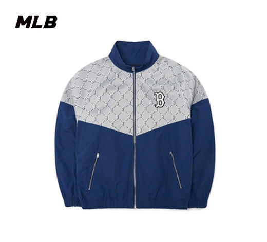 【潮牌特价】MLB老花男女夹克拼接拉链外套3AWJM0221【热销中无货退款介意勿拍】 商品图2