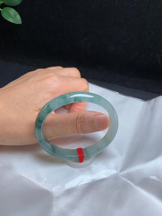 620598，54冰飘绿贵妃，清新飘花细条贵妃，冰底飘绿 商品图5