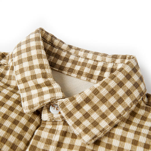 【辛巴娜娜】simbanana新上新男童宝宝格纹衬衫经典格子图案衬衫 商品图3