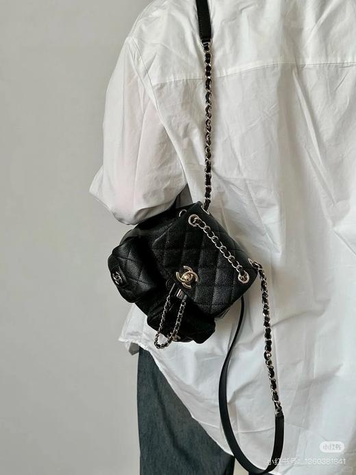 D072433黑金小青蛙可可爱爱双肩包 单肩手提包 商品图5