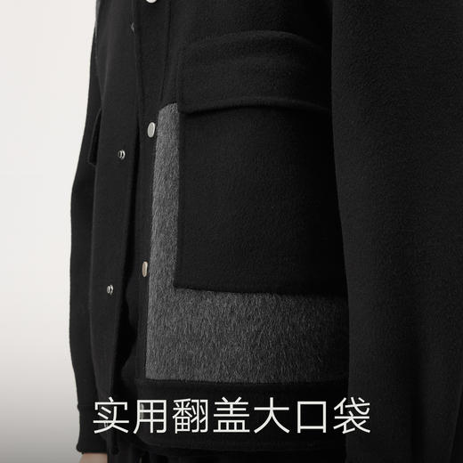 gxg.jeans男装  撞色拼接设计简约通勤时尚短大衣外套 25年秋热卖 商品图4