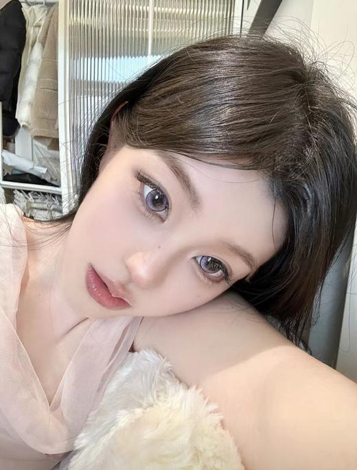 【大直径】PAPADOX-薰衣紫雾 紫-14.5mm【月抛 0-800度 无525/575】 商品图1