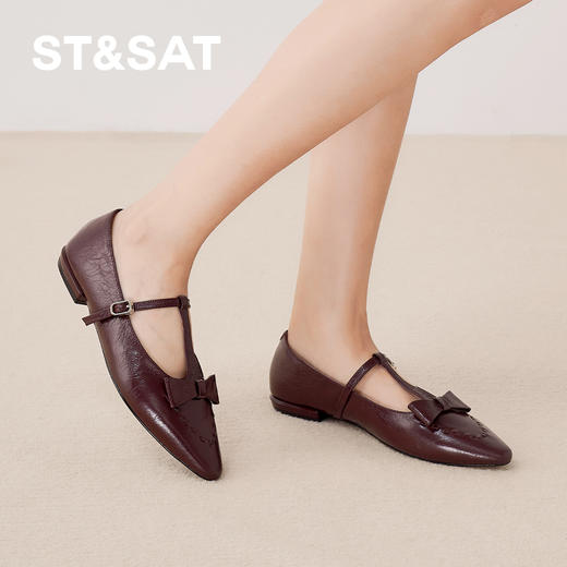 星期六复古樱桃镂空玛丽珍SSD3111191 商品图1