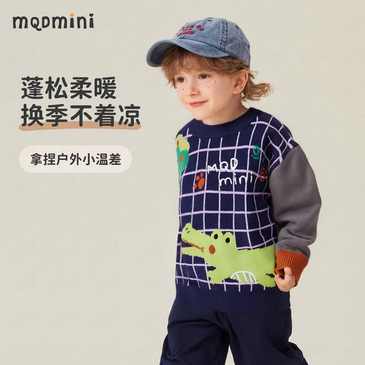 【90-140】【MQDmini】男童秋冬针织衫卡通印花毛衫 商品图6