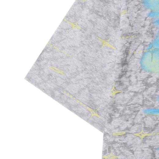 SDSA夏季新款男士痞帅撞色割破印花设计圆领短袖T恤百搭时尚上衣 商品图4