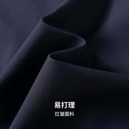 圣得西男士行政翻领夹克2025秋抗皱易打理商务干部风纯色外套男 商品图7