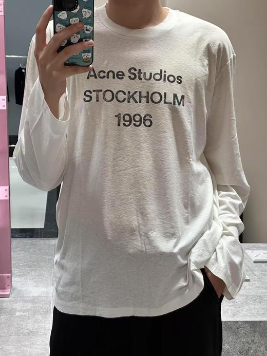 Acne Studios 1996系列复古水洗磨破做旧版长袖上衣 男女同款情侣系列 （BG） 商品图4