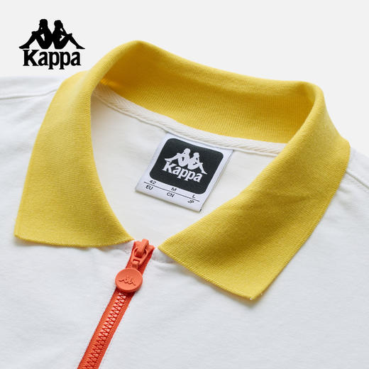 kappa卡帕背靠背运动polo衫女2025新款夏季宽松翻领短袖T恤上衣男KPDJBPD90 商品图1