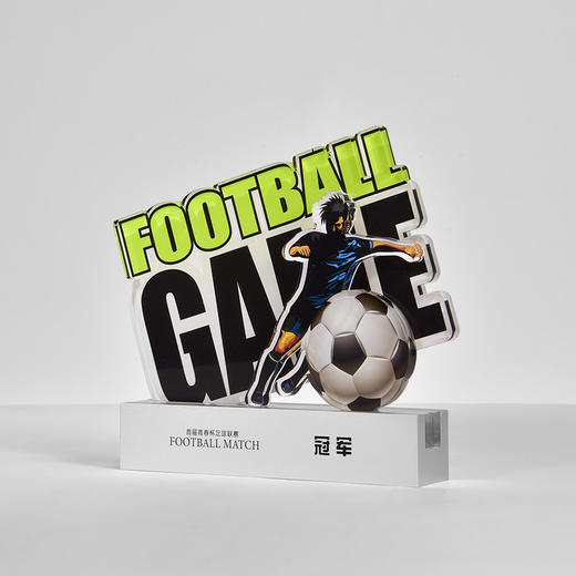 创意多层木质奖杯定制logo造型颁奖牌高档周年会纪念 商品图2