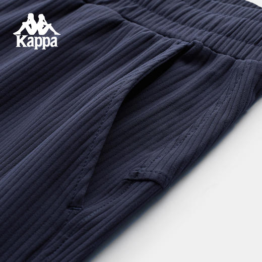 Kappa卡帕背靠背运动长裤女2025新款秋季宽松直筒阔腿裤休闲裤女K0F62AK42 商品图2