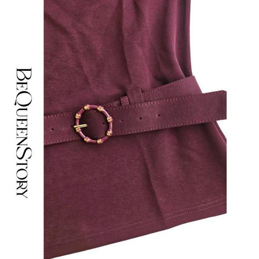 余潇潇【微醺恋曲】活力休闲莱赛尔棉一字肩宽松长袖卫衣&短款半裙 商品图2