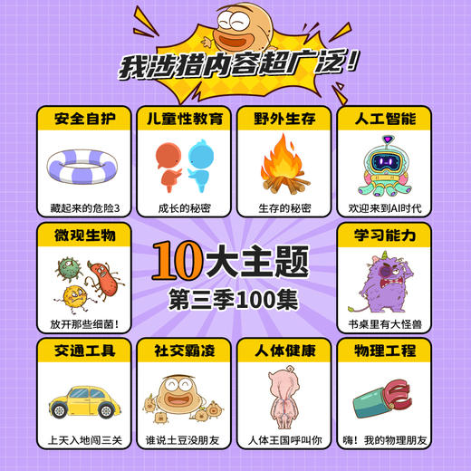 土豆逗严肃科普第三季100讲 儿童科学科普动画 亲子早教 能力提升 商品图2