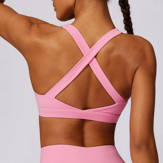 跃牌【轻匀系列】2025云感紧身瑜伽背心运动内衣防震高强度普拉提跑步户外健身服女WX6057 商品图2