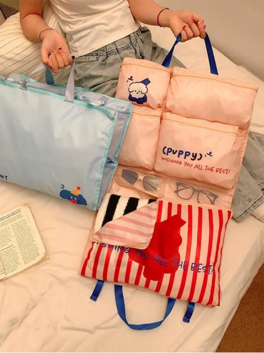 ✨29.9包邮💰移动衣柜⭐旅行收纳还得靠它呀‼️六合一的旅行收纳包， 分格收纳✅容量巨大✅干净整洁！ ✅多规格的收纳，💥完全承包了分区收纳的烦恼 商品图2