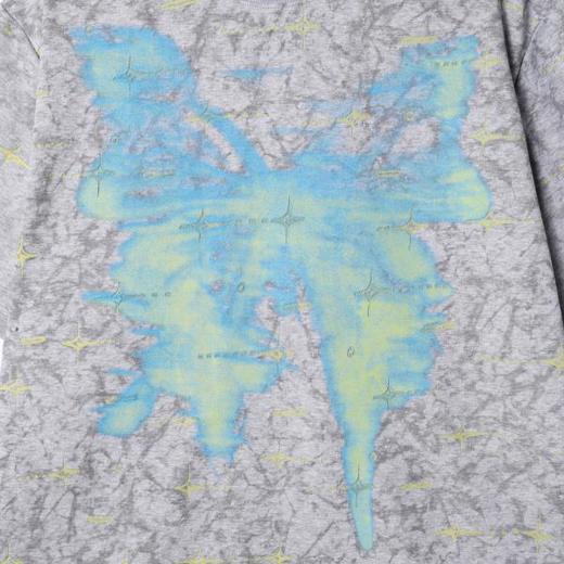 SDSA夏季新款男士痞帅撞色割破印花设计圆领短袖T恤百搭时尚上衣 商品图3