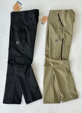 ​毒家！绿色xxxlxxxxl初秋款，两色 猛犸象速干剪裁软壳裤 男女同款   按扣象