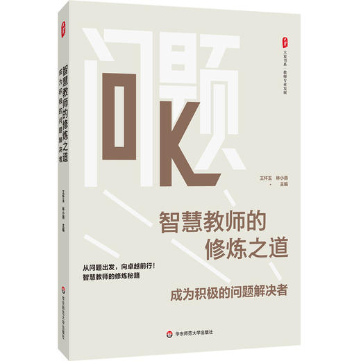 智慧教师的修炼之道 成为积极的问题解决者 大夏书系 教师专业发展 商品图0