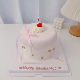 多款~ins风粉色系爱心丝带蝴蝶结蛋糕系列-低糖处理无添加