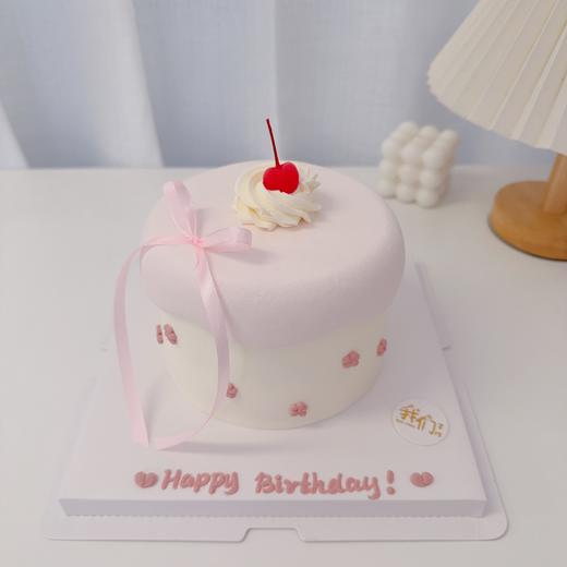 多款~ins风粉色系爱心丝带蝴蝶结蛋糕系列-低糖处理无添加 商品图0