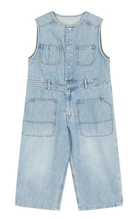 jnby  25年秋款  牛仔背带长裤  1P8E11210