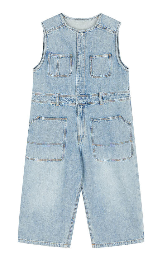 jnby  25年秋款  牛仔背带长裤  1P8E11210 商品图0