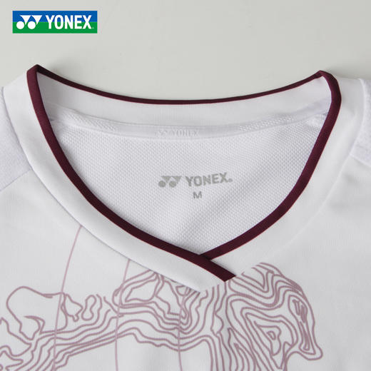 新款尤尼克斯YONEX羽毛球服运动服男女款T恤上衣透气1102825BCR/2102825BCR短袖 商品图1