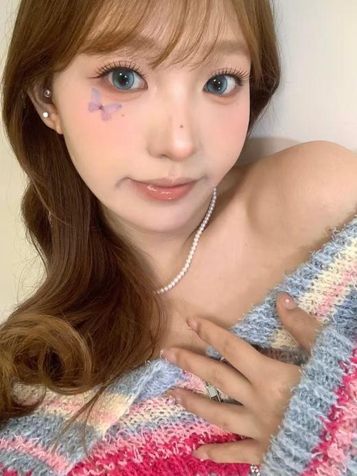 【大直径】PAPADOX-清霜碧玉 绿-14.5mm【月抛 0-800度 无525/575】 商品图4