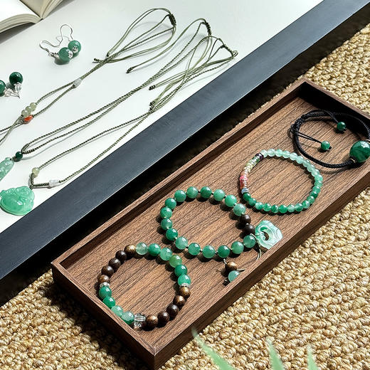 【贺福安  非洲翠多宝饰品集合】冰透天然 送礼必备 色泽温润清透 商品图0