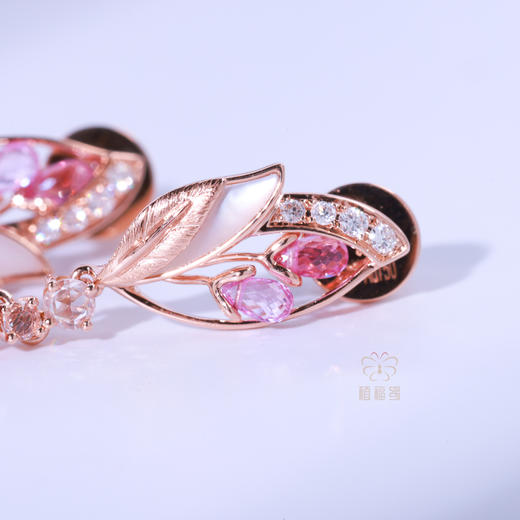 【翩翩起舞】碧玺耳坠   CB12505061 商品图6