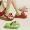 热卖！不闷不臭脚！云朵感 可爱 厚底凉拖！YiLuoShan 四色苹果EVA防滑拖鞋 居家 宿舍 外出 4色可选 商品缩略图0