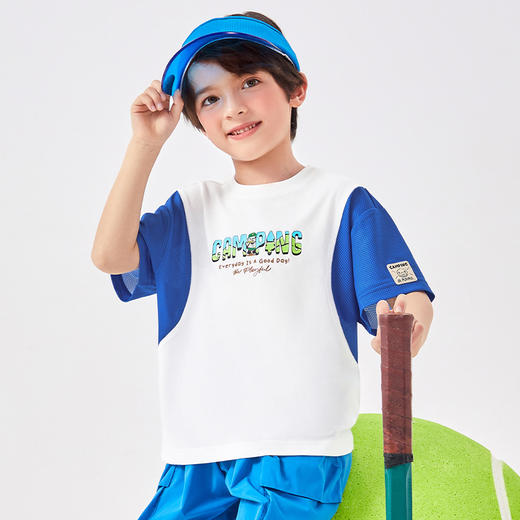 B.DUCK小黄鸭童装夏季男童短袖T恤105-150 BF2501910A 商品图6