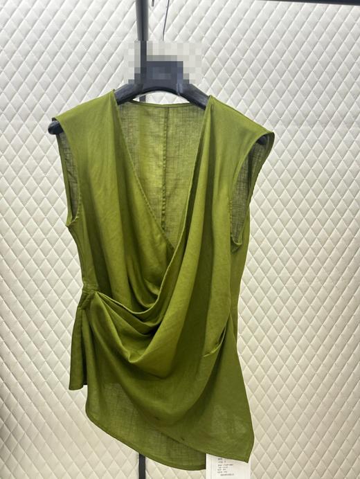 【门店同款】ENJOY夏季“都市漫游”V领收腰上衣 163295085 商品图0