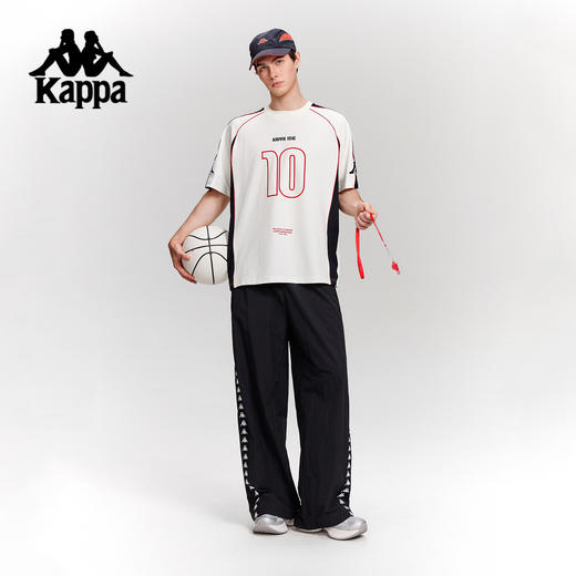 Kappa卡帕背靠背运动裤女2025新款夏季休闲防泼水跑步裤男休闲裤K0FY2AY01 商品图4