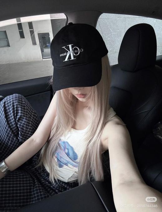 D072465行走的种草机#Jennie同款刺绣韩版棒球帽四季潮弯沿帽 商品图0