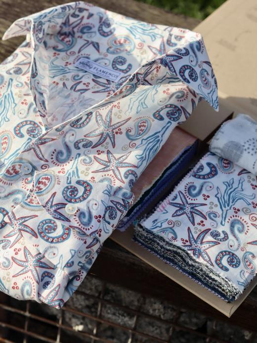 「2025爱好者直选52款」Flamenco 法国亚麻印花意式工艺衬衫 商品图2