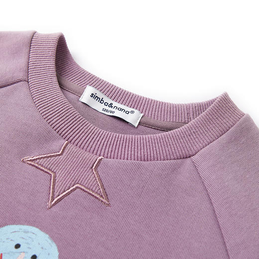 【辛巴娜娜】simbanana女童卫衣秋装新款儿童休闲上衣中大童衣服 商品图3