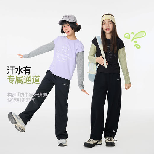 onmygame【SORONA优可丝】女童假两件T恤亲肤吸湿长袖25秋新款 商品图2