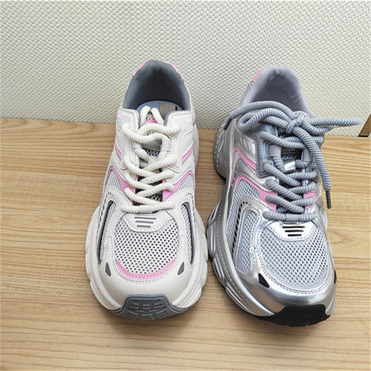 豪行夏季新款24251968运动休闲韩版中跟女鞋凉鞋网鞋 商品图0