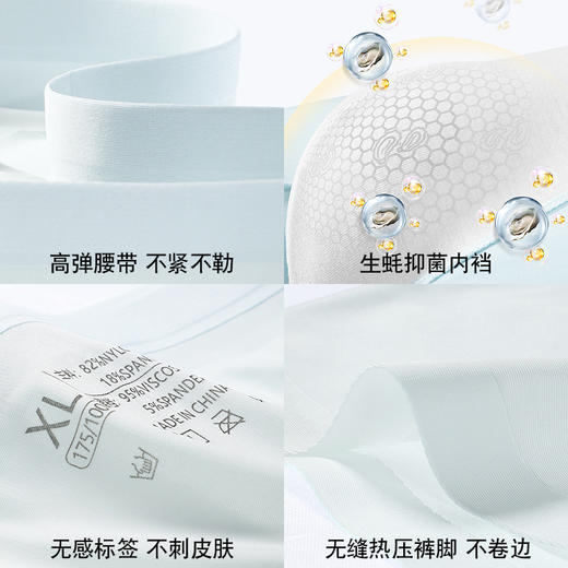 告别闷热【凉感面膜内裤】 薄至0.01裸感体验 给肌肤解解暑！跟没穿一样舒适 冰凉透爽！ 商品图7