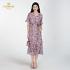 【罗马花园】乔万尼新品罗马花园印花茶歇中长款连衣裙ED2E525 商品缩略图3