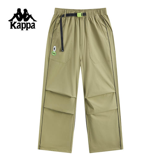 kappa卡帕背靠背运动长裤女2025新款秋季宽松直筒裤阔腿裤休闲裤KPDJBAX90 商品图1