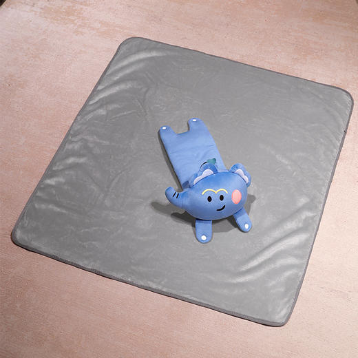 自然醒多巴胺动物立体卷毯小被子午睡毯空调毯办公室学生盖腿毛巾毯QYL 商品图8