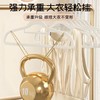 超值10个装！【植绒防滑，呵护衣物！】植绒衣架防滑 无痕不起肩家用衣柜挂衣 加厚收纳衣撑 酒店宿舍晾衣架-QA 商品缩略图3