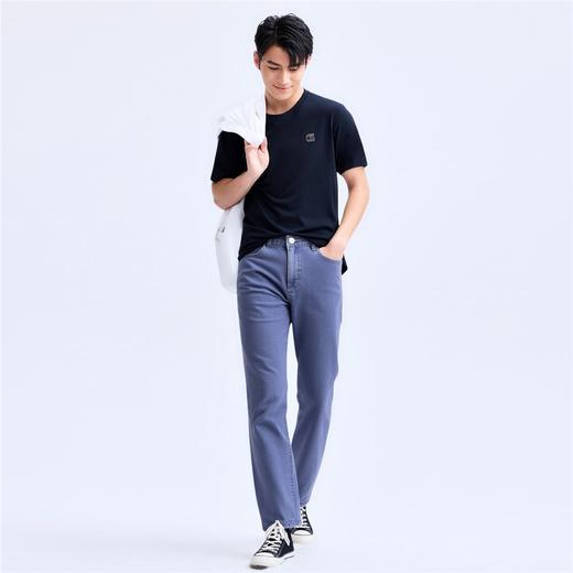 佐丹奴BM男装25年新款纯棉直筒牛仔裤13115109 商品图4