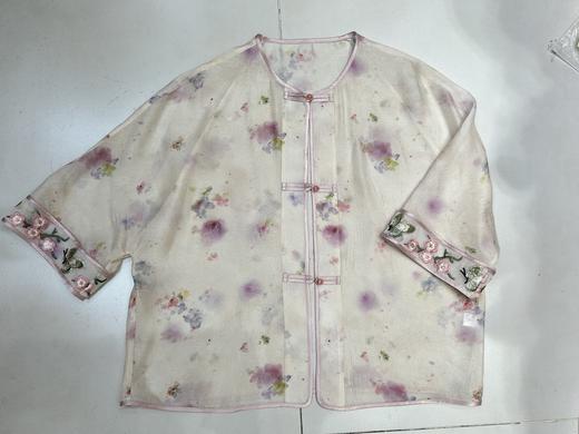 【门店同款】ENJOY夏季云敛-拂紫锦中式外套 162998571 商品图0