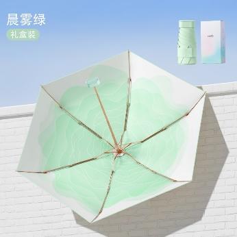 六折彩胶渐变小扁伞 商品图3