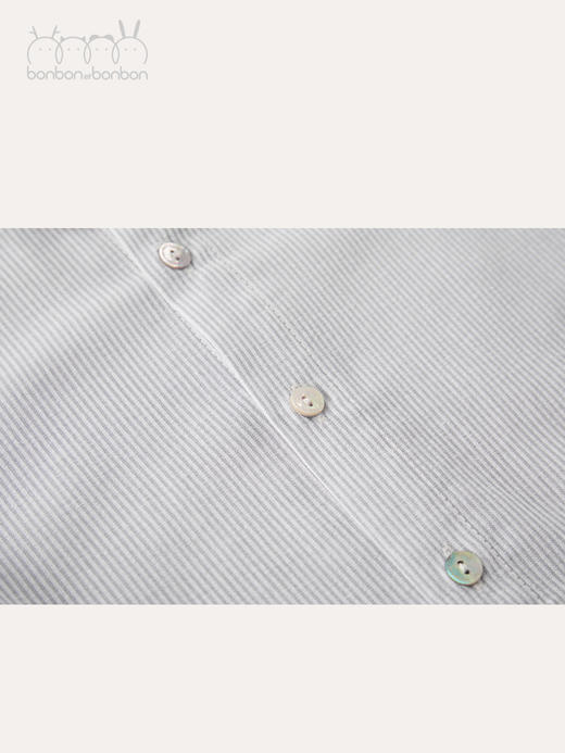 设计拼接条纹衬衫 商品图3