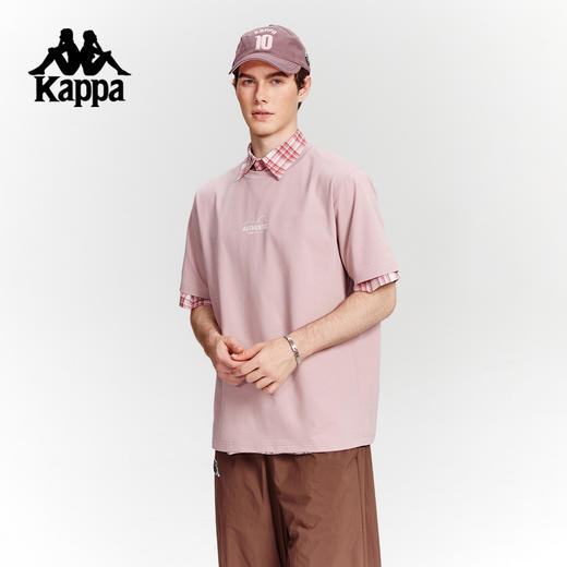 Kappa卡帕背靠背运动t恤女新款夏季索罗娜凉感短袖休闲防晒上衣男K0F52TD73 商品图4
