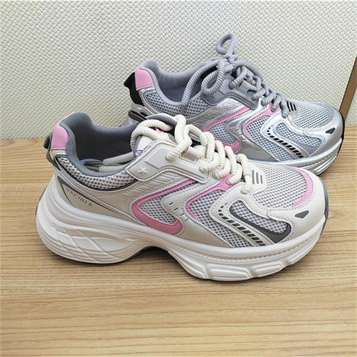 豪行夏季新款24251968运动休闲韩版中跟女鞋凉鞋网鞋 商品图1